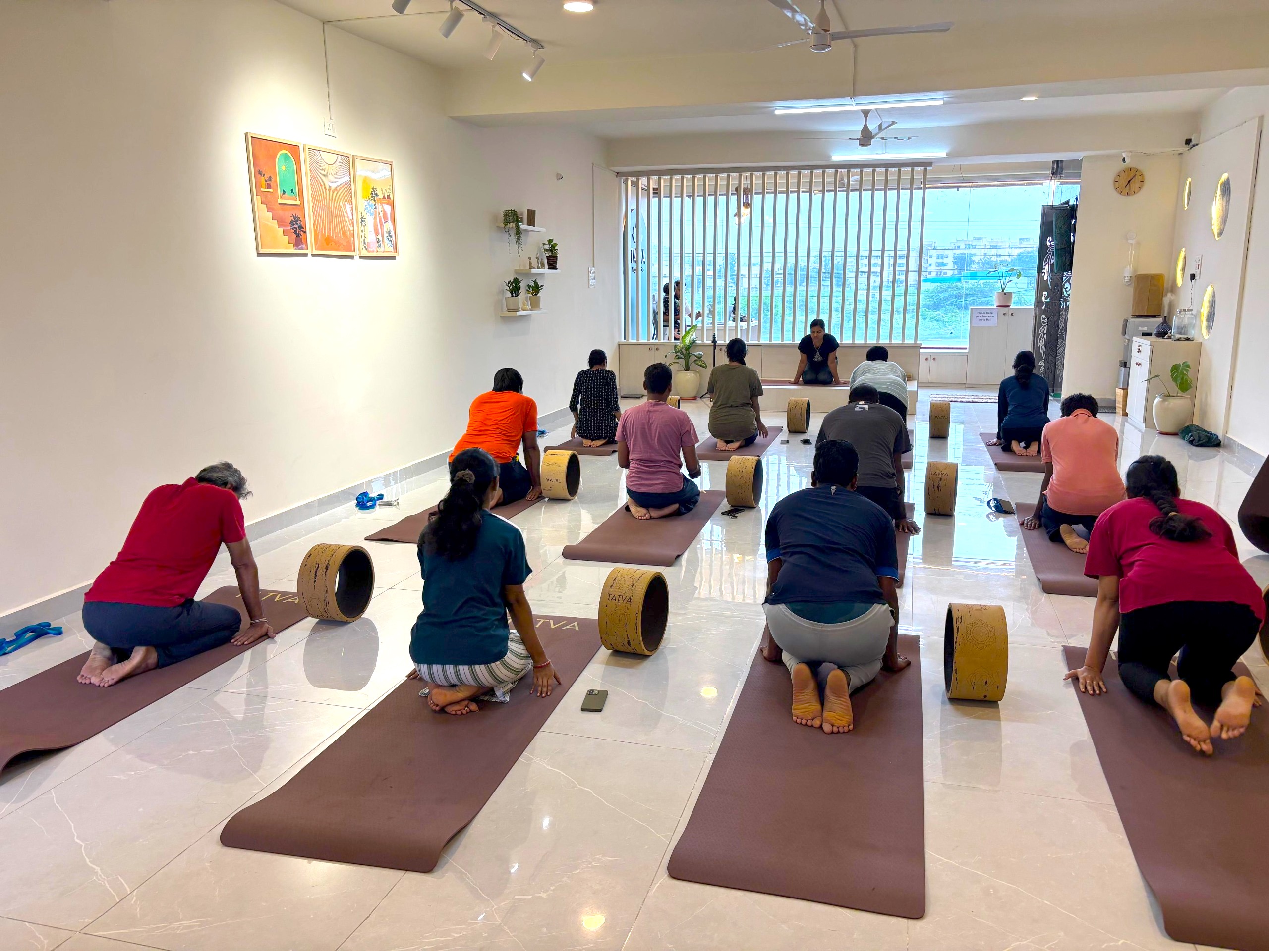 Tatva Yoga Studio interior, Beeramguda